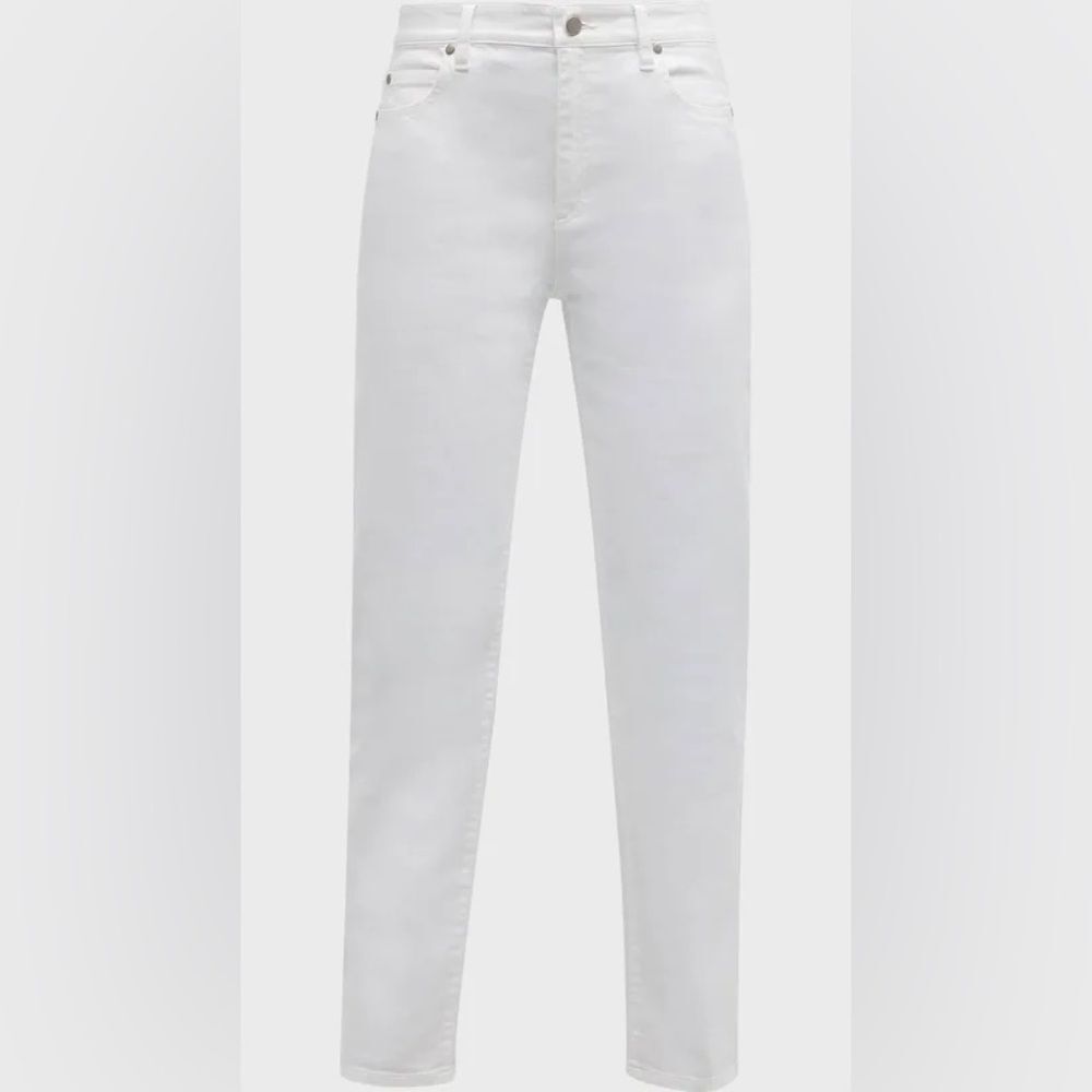 Eileen Fisher White Straight Leg Jeans Size 6 Cropped Fit | Send Offer!